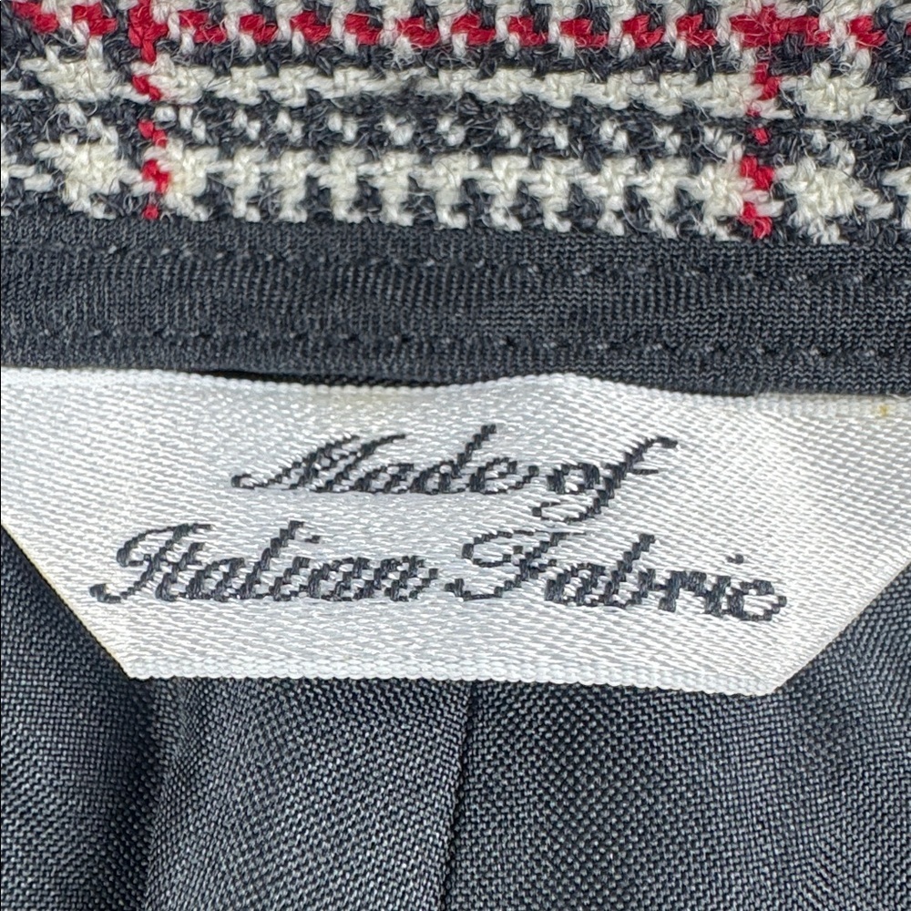 Talbots 100% Wool Black & White Houndstooth Dress Pant - Picture 6 of 7